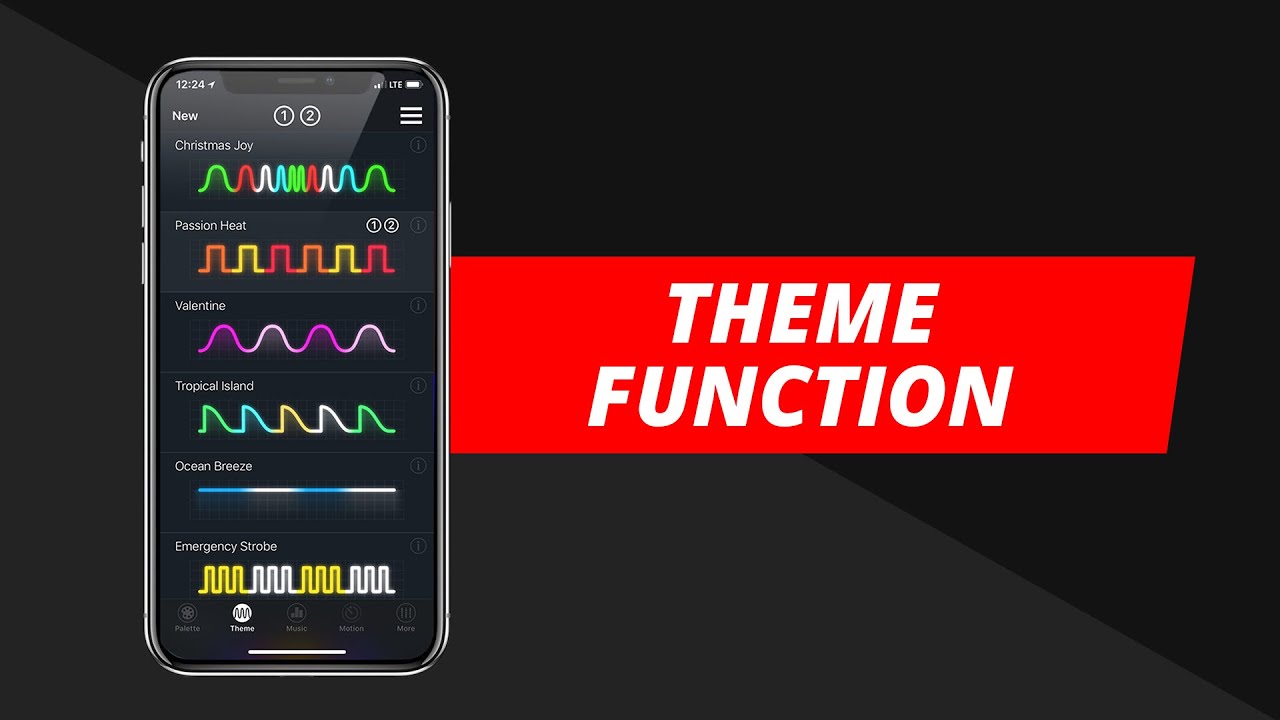 How to use the Themes page on XKCHROME App | XKGLOW Lighting #xkchrome
