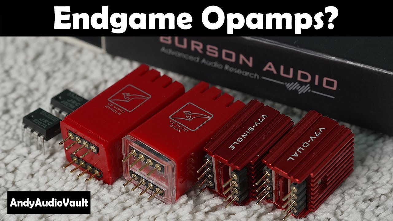 BURSON Audio Supreme Sound Opamps. V6 & V7 Pro Vivid Compared