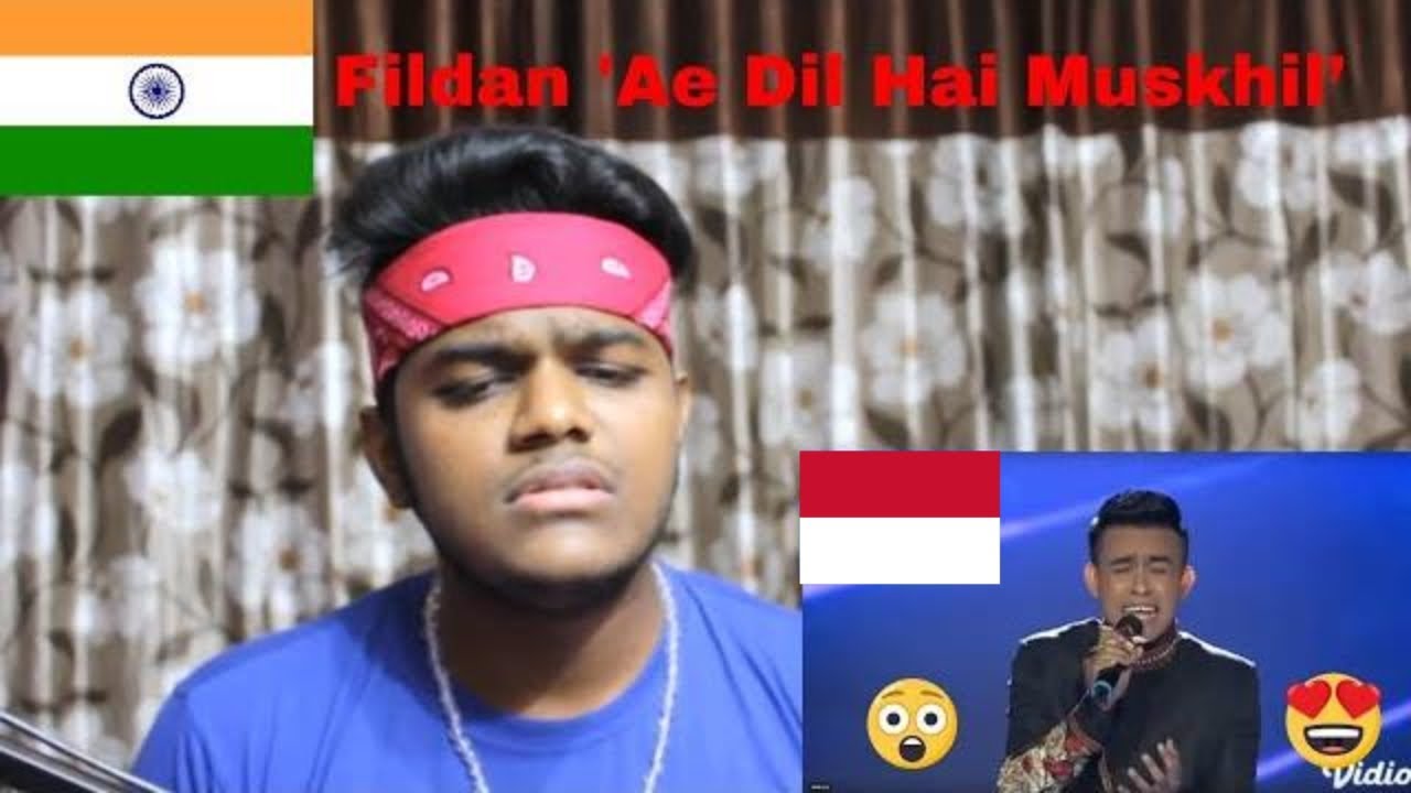 INDIAN REACTION TO SPEKTAKULER! Fildan dan Permainan Gitar 'Ae Dil Hai Muskhil’ – D’Star