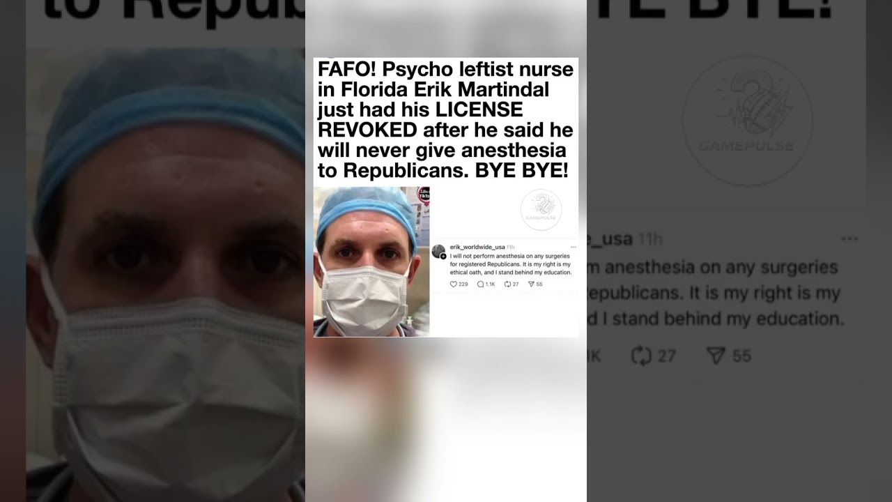 Florida Nurse&rsquo;s License REVOKED After Political Statement?! 😳🚨