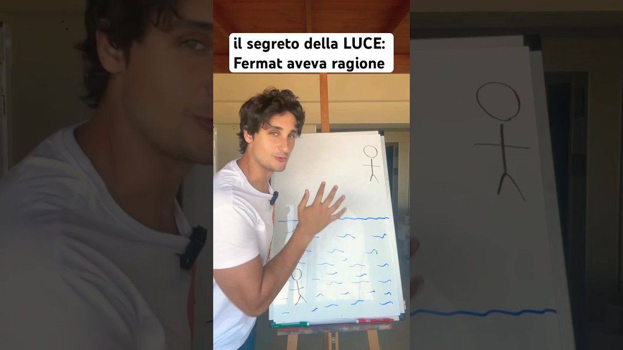 Il segreto incredibile della luce: Fermat #scienza #divulgazione #shorts #stem #fisica #curiosit&agrave;