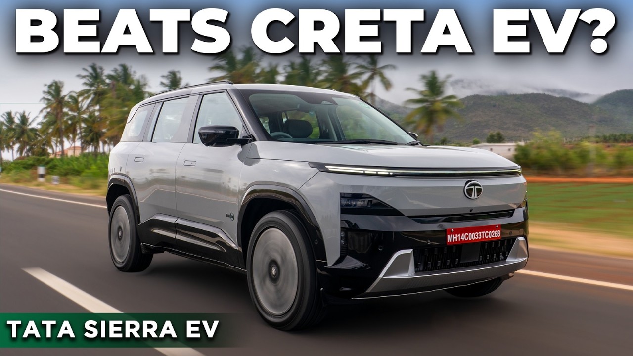 Первый тест-драйв Tata Sierra EV: запас хода, цена и вердикт, который вам нужен