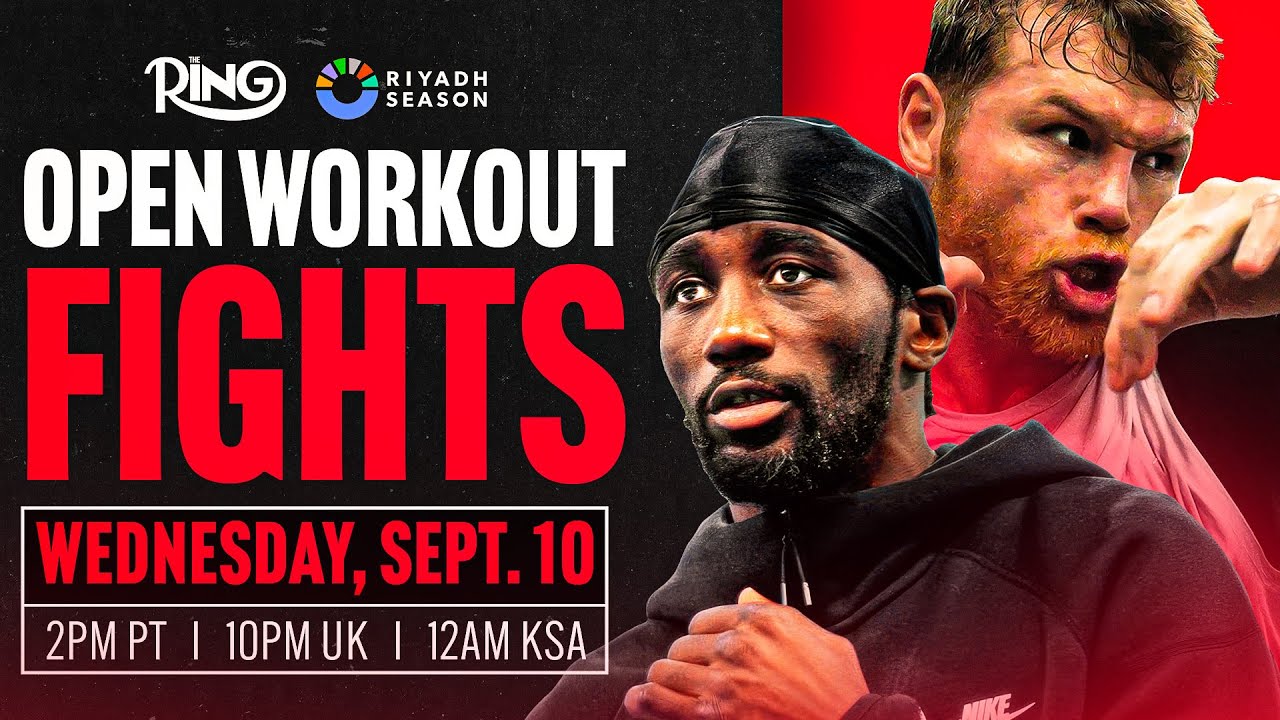 Canelo Alvarez vs Terence Crawford Open Workout FIGHTS | FULL