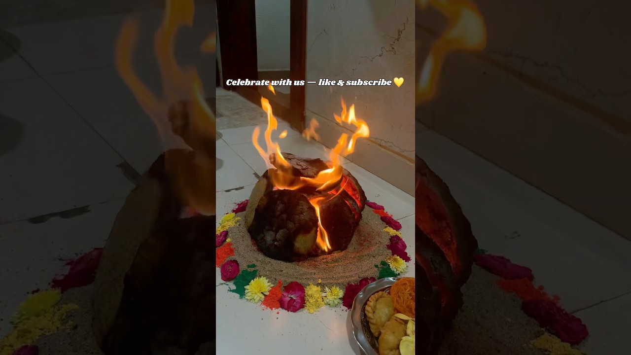 🫟✨Our Holika Dahan setup at home✨🫟|Holi Special#holi#holispecial#holikadahan#trending#shorts