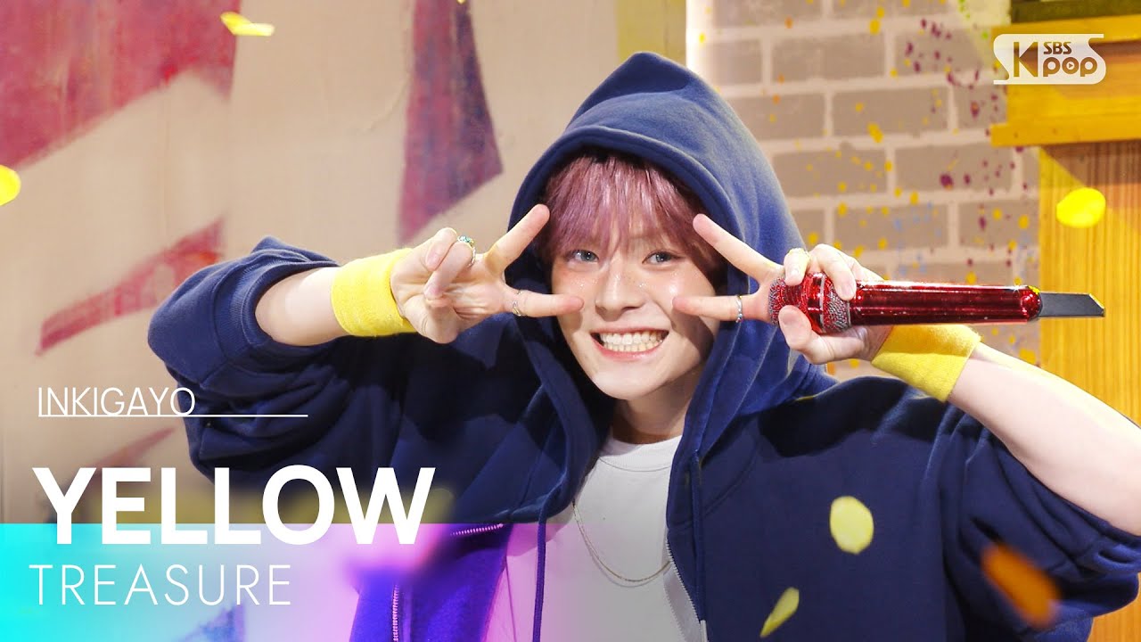 TREASURE (트레저)  - YELLOW @인기가요 inkigayo 20250316