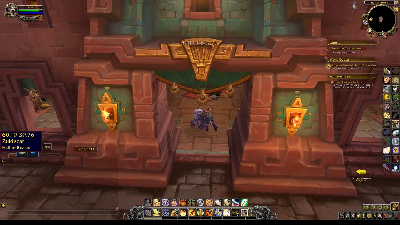 Happy Holaua Pet Vendor Location WoW Dazar'alor