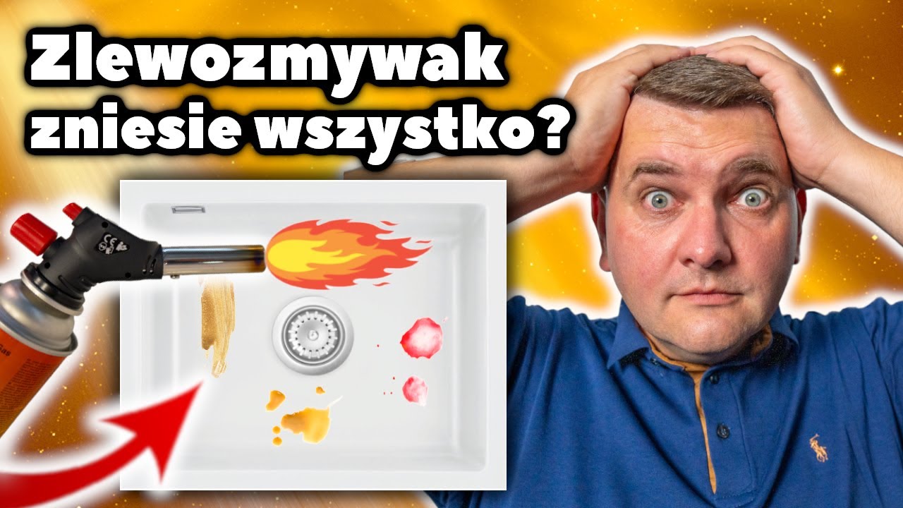 Test wytrzymałości. Niezniszczalny ceramiczny zlewozmywak. Zlewozmywaki SystemCeram