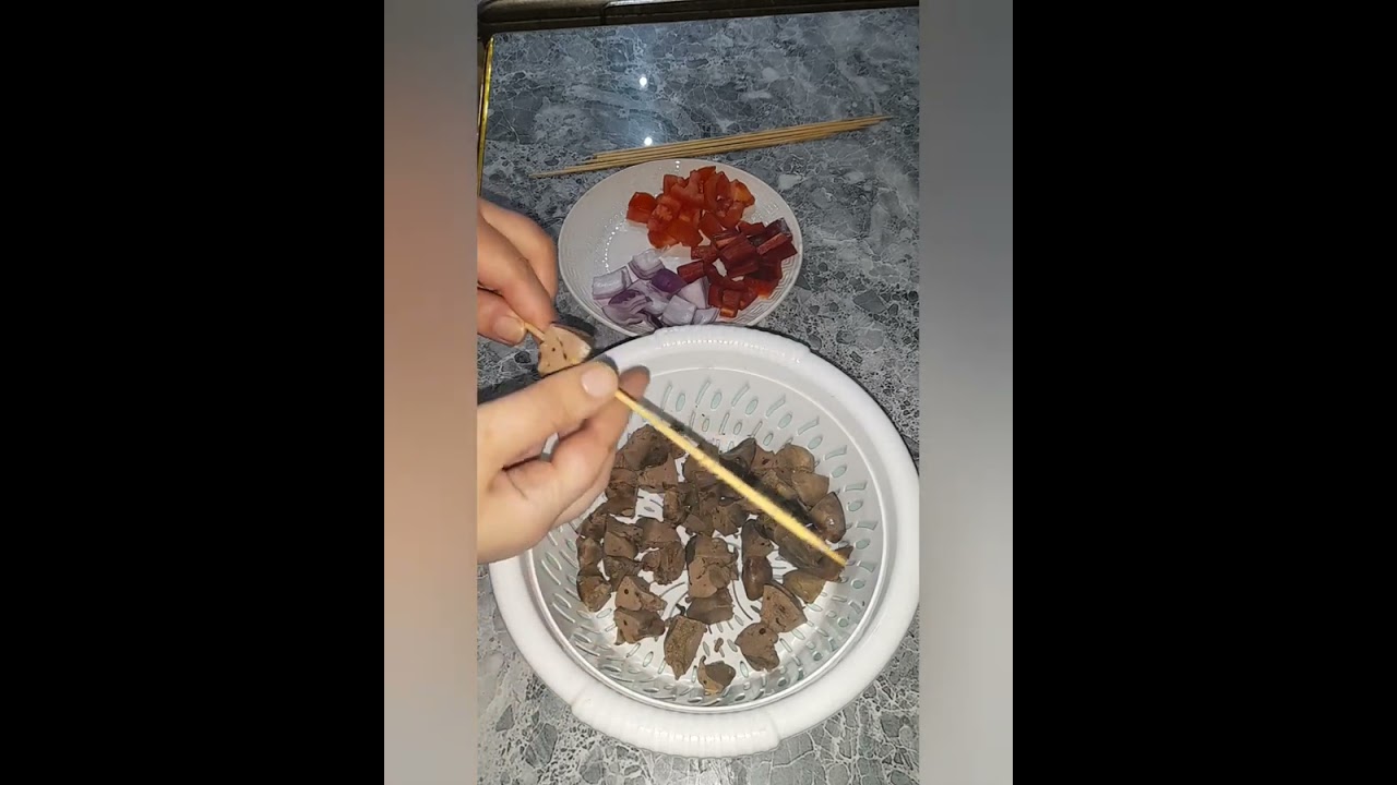 بروشات كبدة الدجاج في فرن