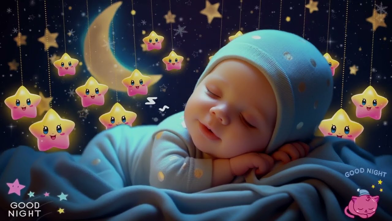 Overcome Baby Insomnia Fast 💤 Mozart & Brahms Lullabies for Peaceful Sleep