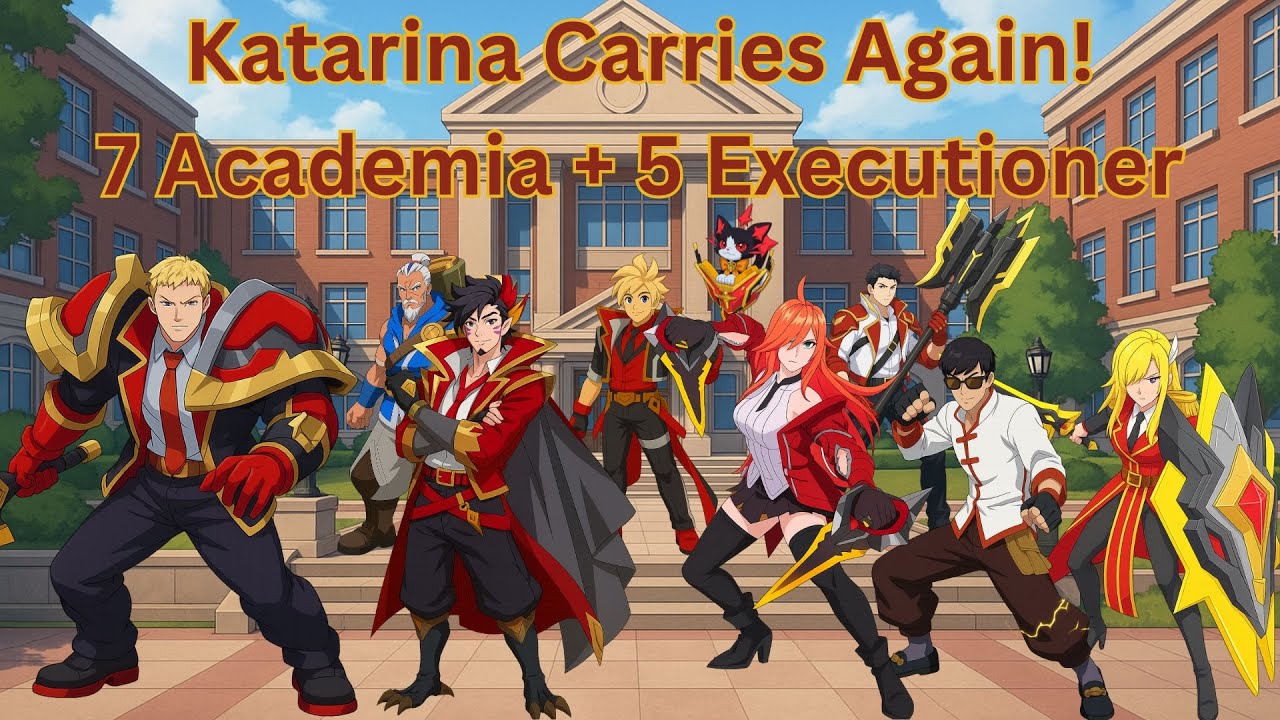 🏆 TFT Set 15 Battle Academia Katarina Carry | 7 BA + 5 Executioners Victory!
