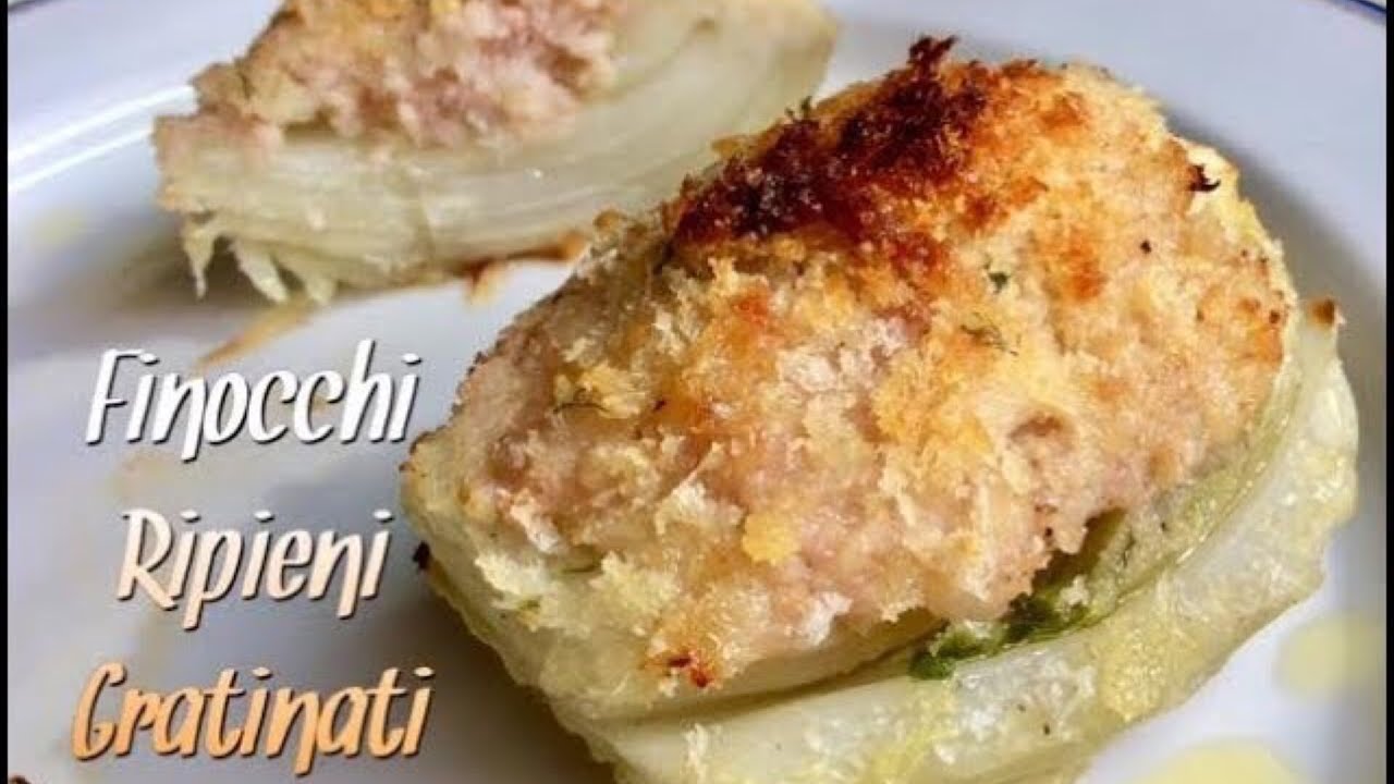 FINOCCHI RIPIENI GRATINATI ricetta facile e leggera - Tutti a Tavola