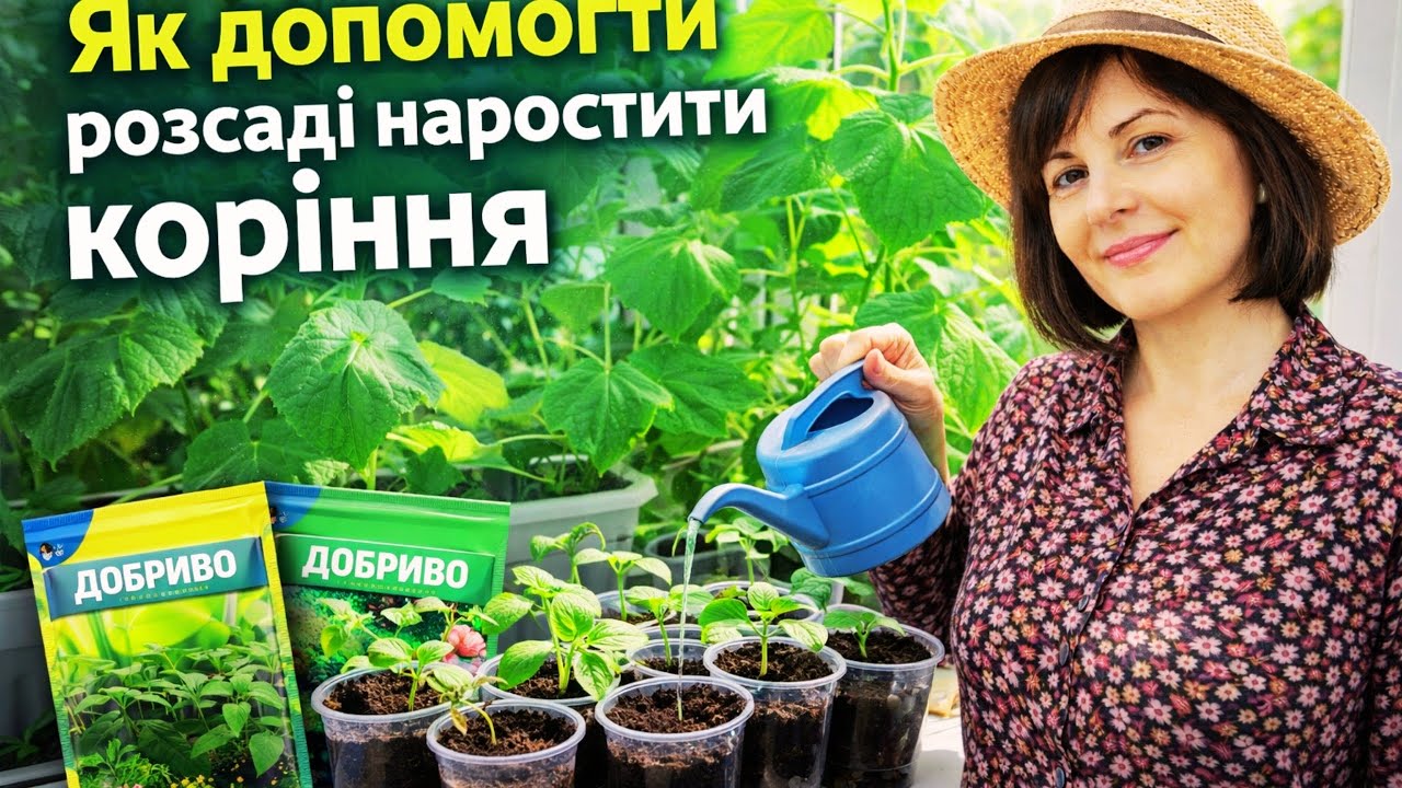ФОРМУЛА ДОБРИВА для Коріння РОЗСАДИ ПРОСТА