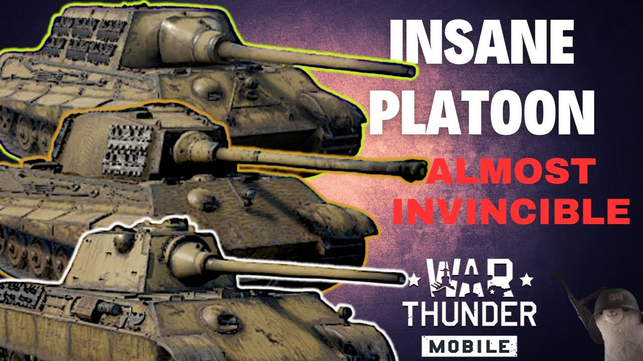 One of the Most Insane Platoons // WAR THUNDER MOBILE GAMEPLAY 🎮💥