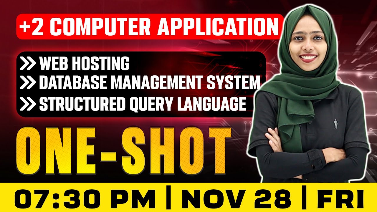 Plus Two Computer Application | Chapter : 7,8,9 | Oneshot | Exam Winner