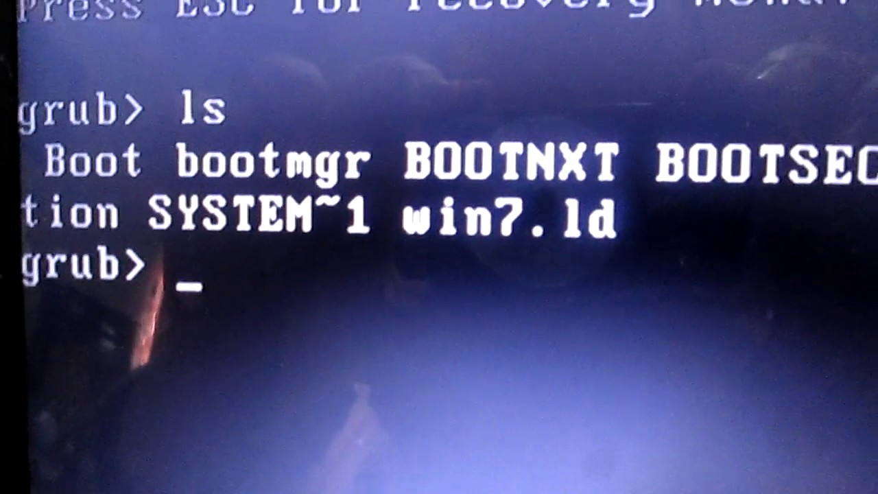 probleme Hp pavillion grub4dos