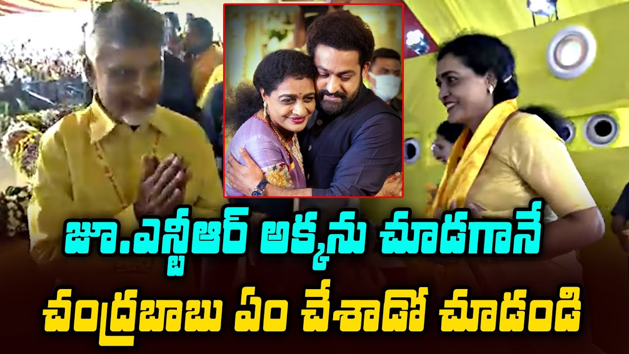 TDP MAHANADU 2025 : జూనియర్ ఎన్టీఆర్ అక్క అంటే చంద్రబాబు కి ఎంత ఇష్టమో చూడండి  | Nandamuri Suhasini