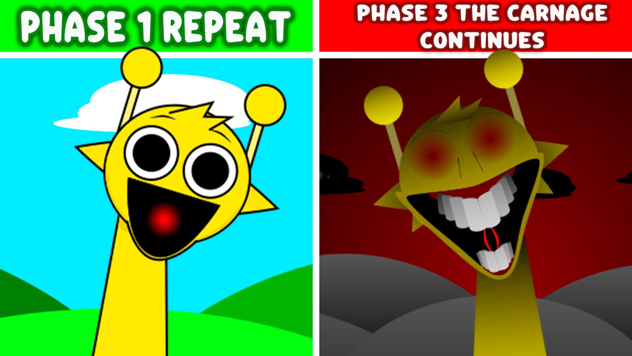 Sprunki Phase 1 But Everyone Is REPEAT After The CARNAGE CONTINUES PHASE 3