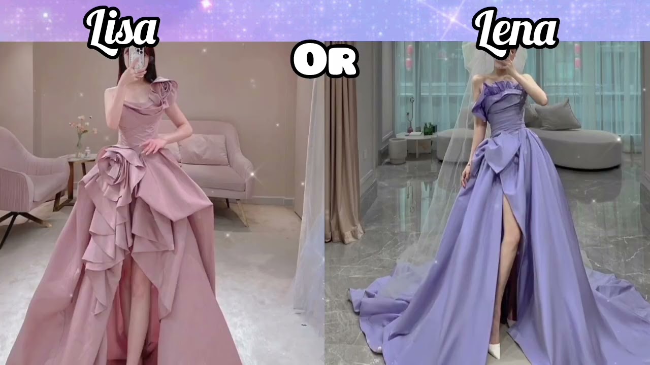 LISA OR LENA🎀 |DRESS EDITION| Beautiful dresses 👗