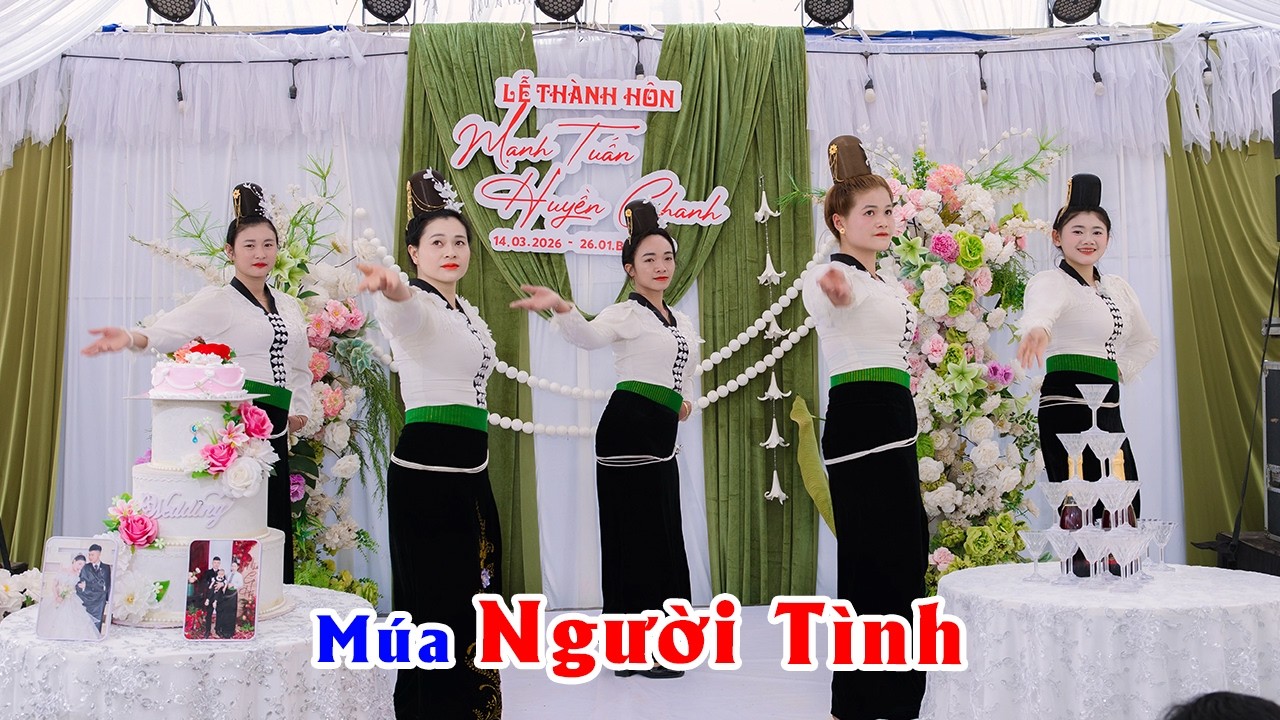 Mừng LTH Mạnh Tuấn & Huyền Chanh Múa Người Tình Các Chị Đẹp Bản Nẹ Tở