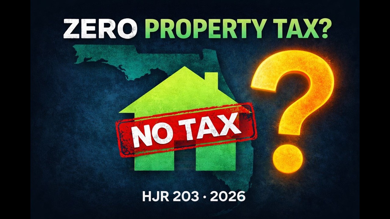 2026 CS/CS/HJR 203 Eliminating Florida Property Taxes