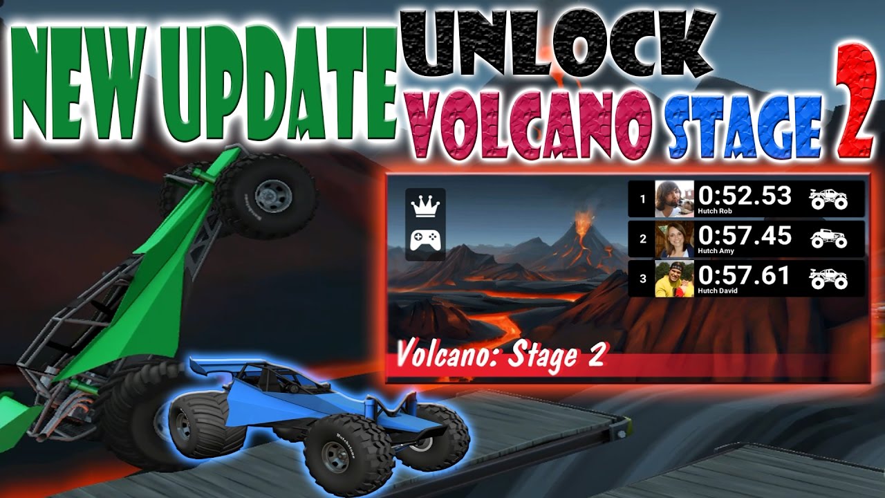 How to Unlock Volcano Stage 2 - The BUGGY | MMX Hill Climb/Dash