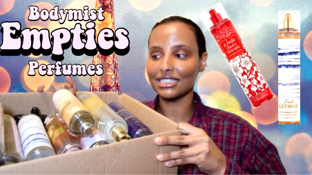 One Year of perfume and body mist empties| Rapid Fire review Over 20 FinIshed