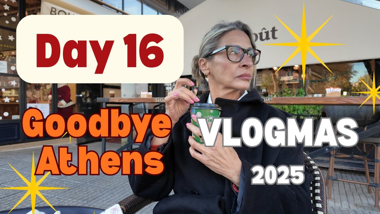 Last Night in Athens: Glyfada Walks, Food & Nightlife - Vlogmas Day 16