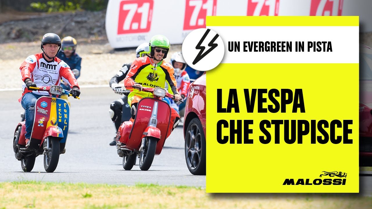 La Vespa che stupisce - un evergreen in pista!