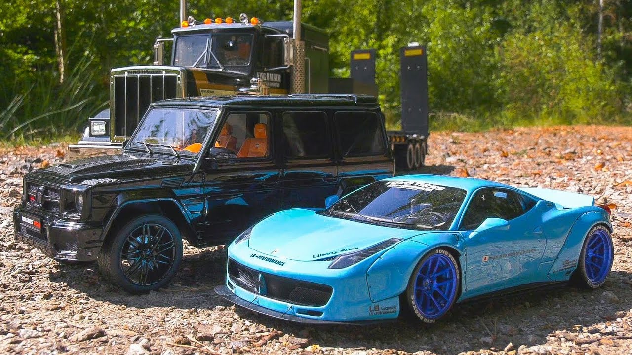 RC TRUCKS, RC MACHINES, MODEL CARS, RC CRAWLER 4X4 TRAXXAS TRX-4, RC TRAIL, RC CRANE!!
