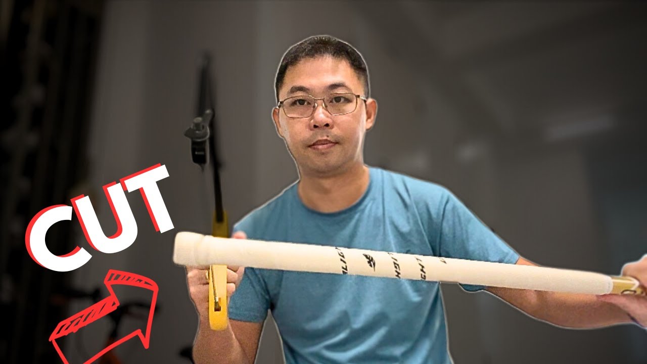How do I cut Floorball Stick?