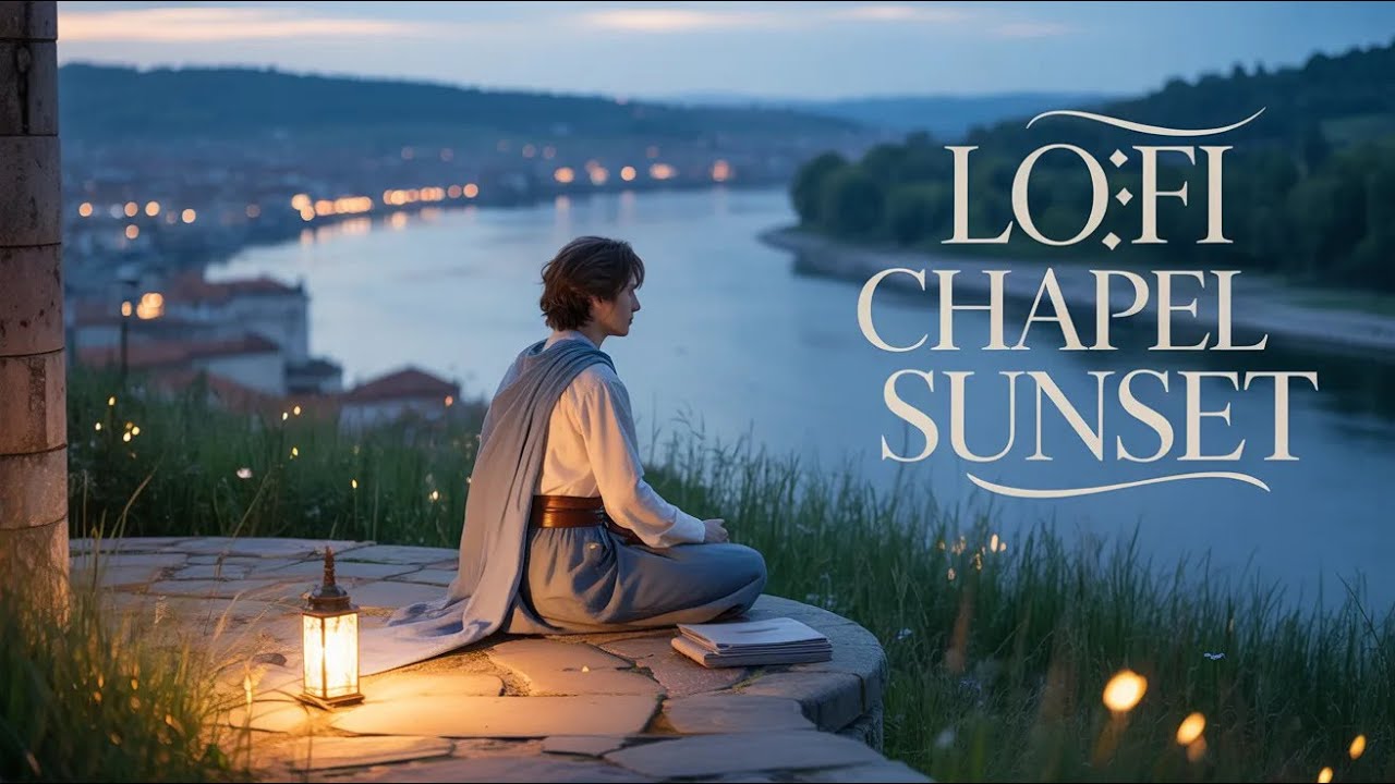 Lo‑Fi Chapel Sunset — Calm Piano & Warm Strings for Study & Relaxation ( NO ADS)