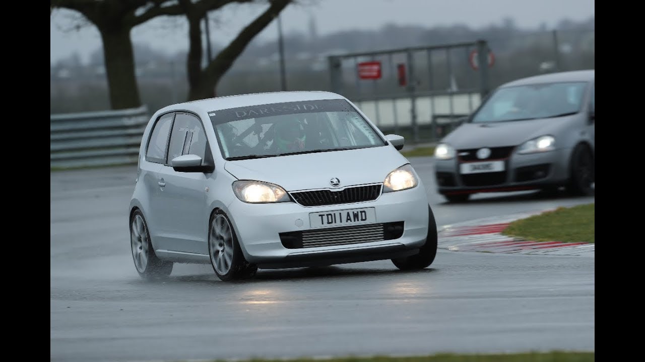 Darkside Developments - 280bhp 2.0 TDI AWD Skoda Citigo - First Day Track Testing - Snetterton