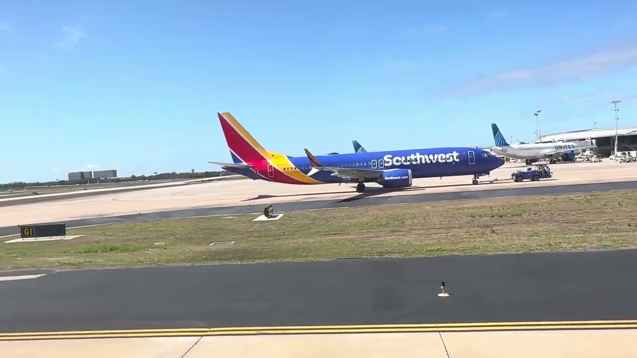 Southwest Airlines Takeoff Tampa International Airport 