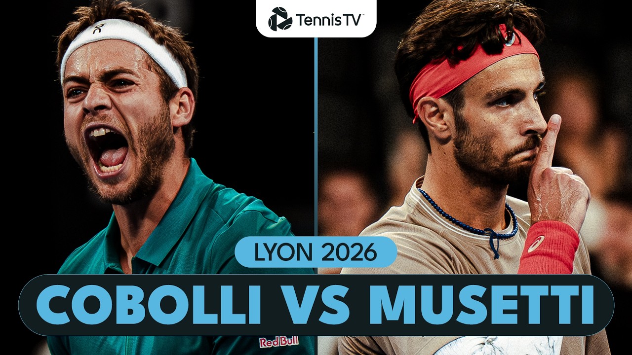 THRILLING Flavio Cobolli vs Lorenzo Musetti 🔥 | Lyon 2026 Highlights