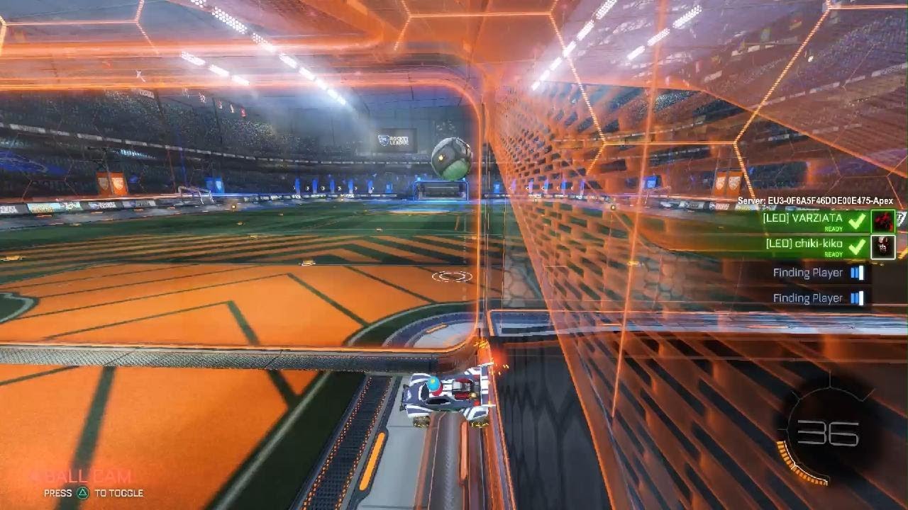 Аз срещу Вързията на загрявка-Rocket league!!!!