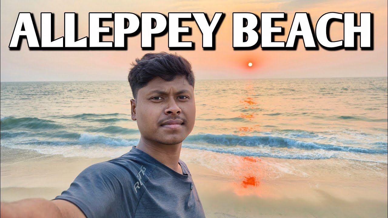 Alleppey Beach Ghum Liya 😍 2nd Day in Kerala ❤️