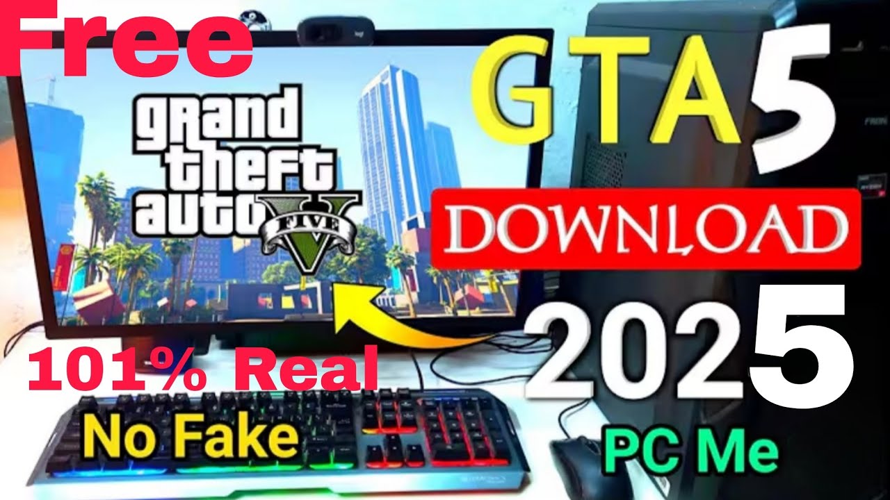 How to GTA 5 Free Download Pc 200 % Real 🥶🥶🥶 and install  Version 🫣🫣 Live 2025