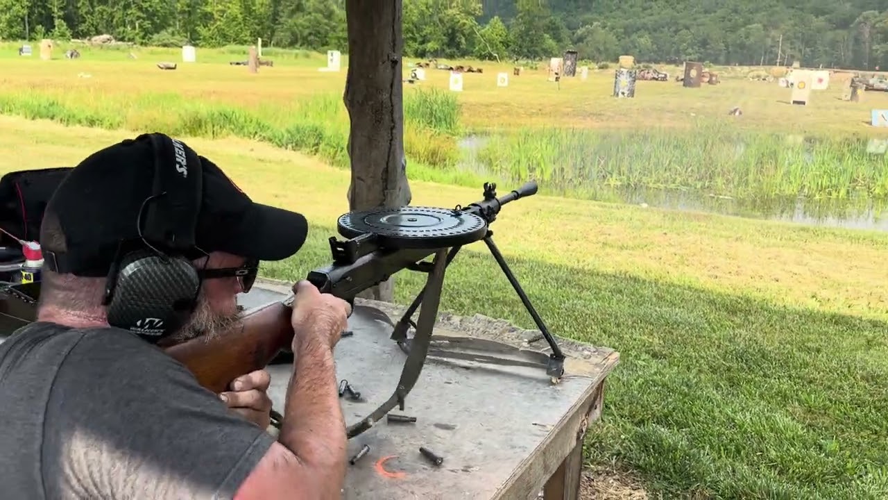 Russian DP28 at the range
