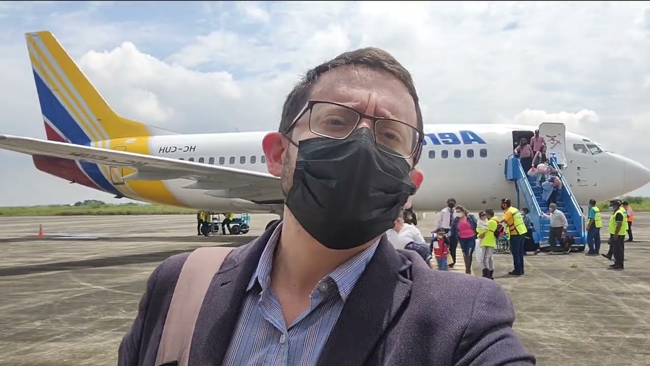 ¡Volvieron los vuelos a Santa Rosa! Desde Quito con Aeroregional en un. Boeing 737-500