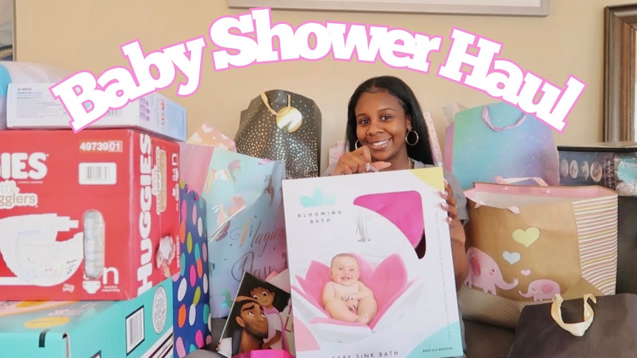HUGE BABY SHOWER HAUL | What I Got For My Baby Shower