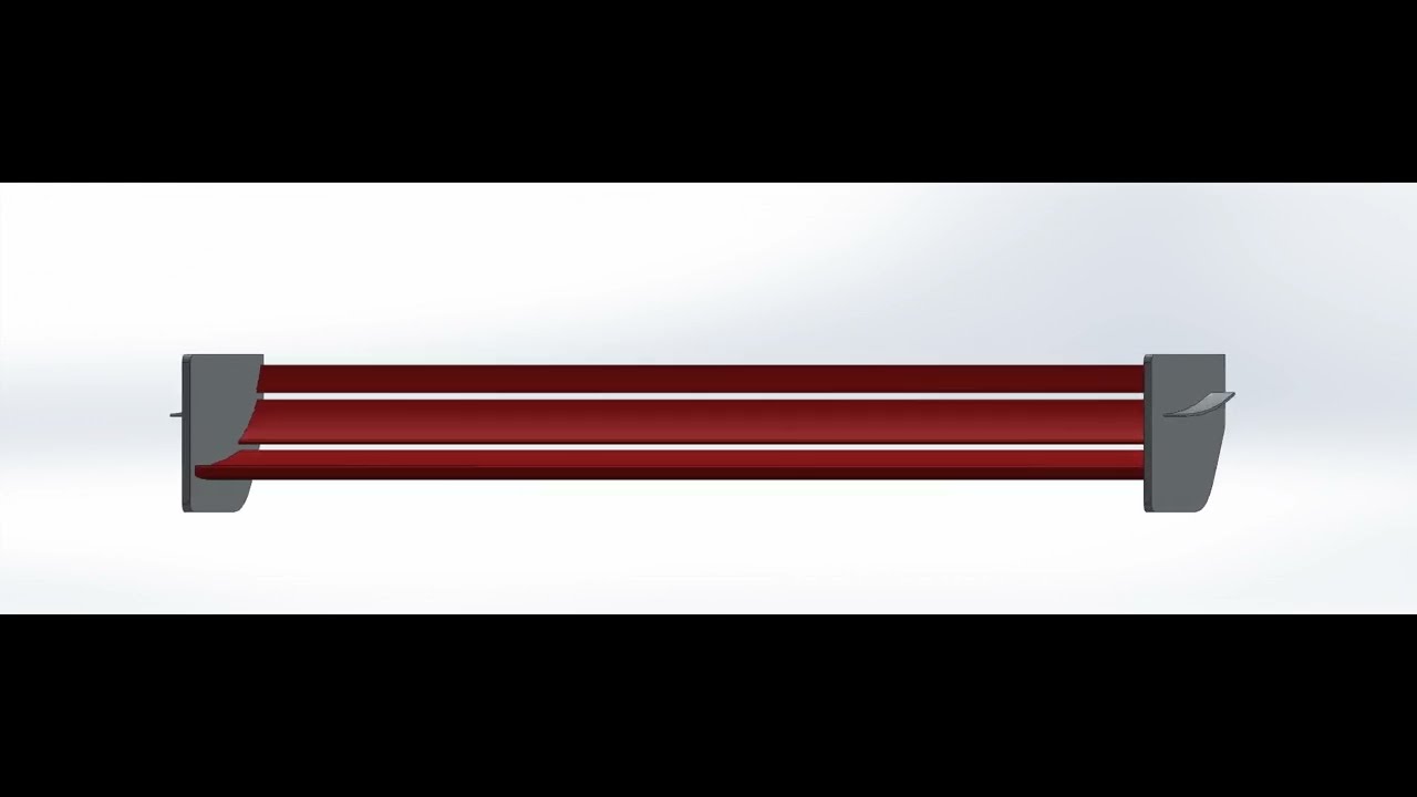 Multi-Element Rear Wing Solidworks Design Tutorial