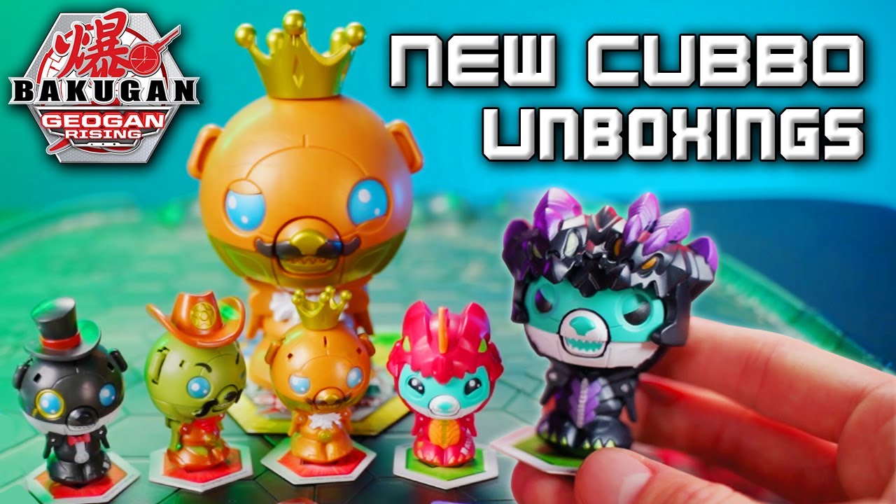 Cosplay Cubbos & DEKA CUBBO Bakugan Toy Unboxings! 👑