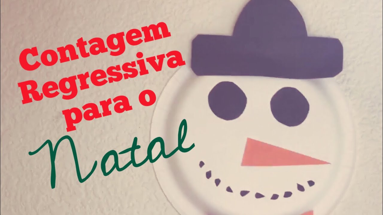 CONTAGEM REGRESSIVA PRO NATAL (Atividade com as crianças)! COUNTDOWN TO CHRISTMAS.