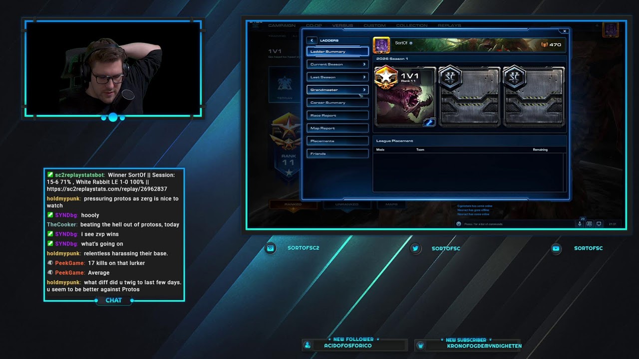 SC2 Top GM KR Ladder - 2026/1/28