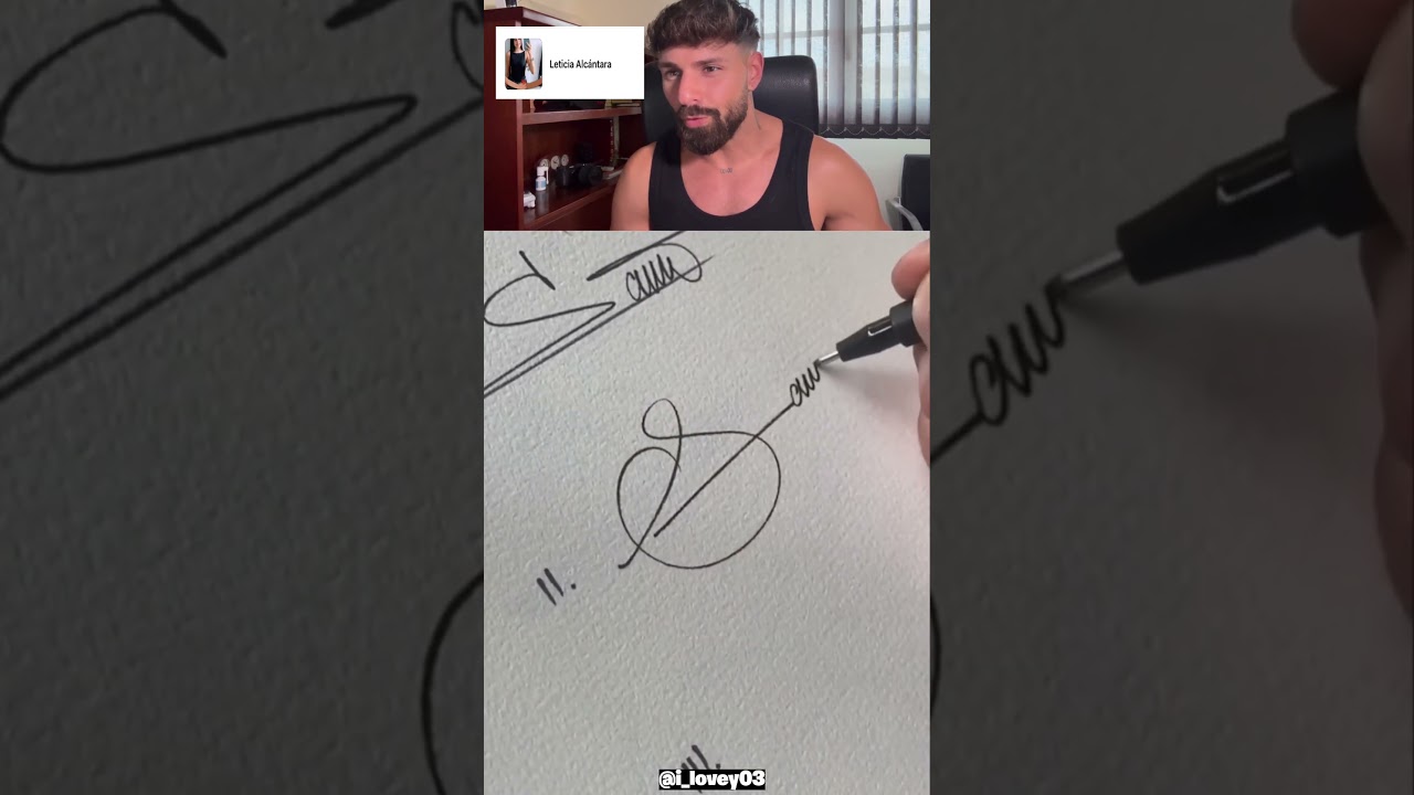 COMO FIRMAR LA LETRA S #shorts