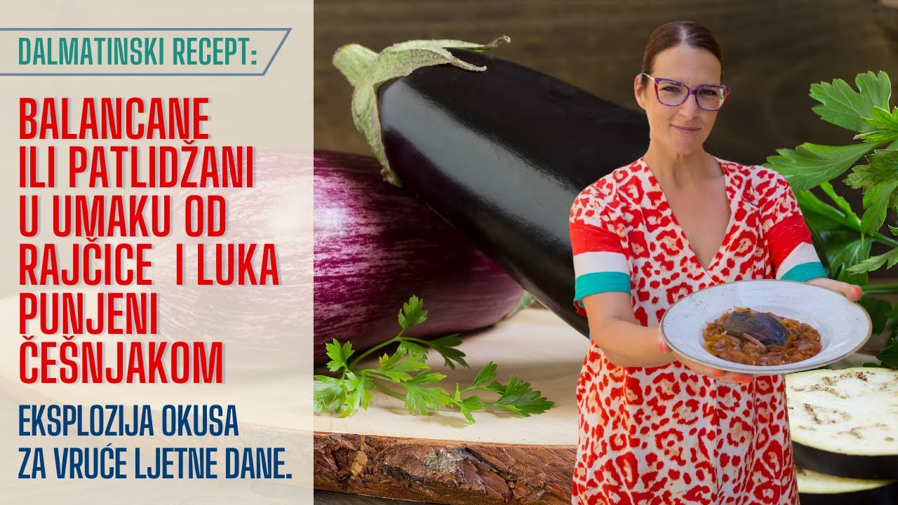 Može i bez mesa. Balancane punjene češnjakom u umaku od kapule i pomidora.