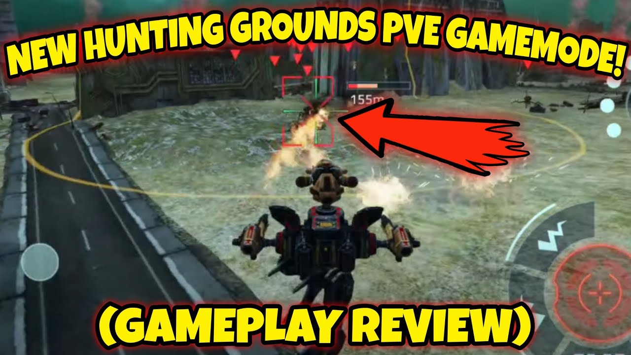NEW HUNTING GROUNDS PVE GAMEMODE IN WAR ROBOTS!