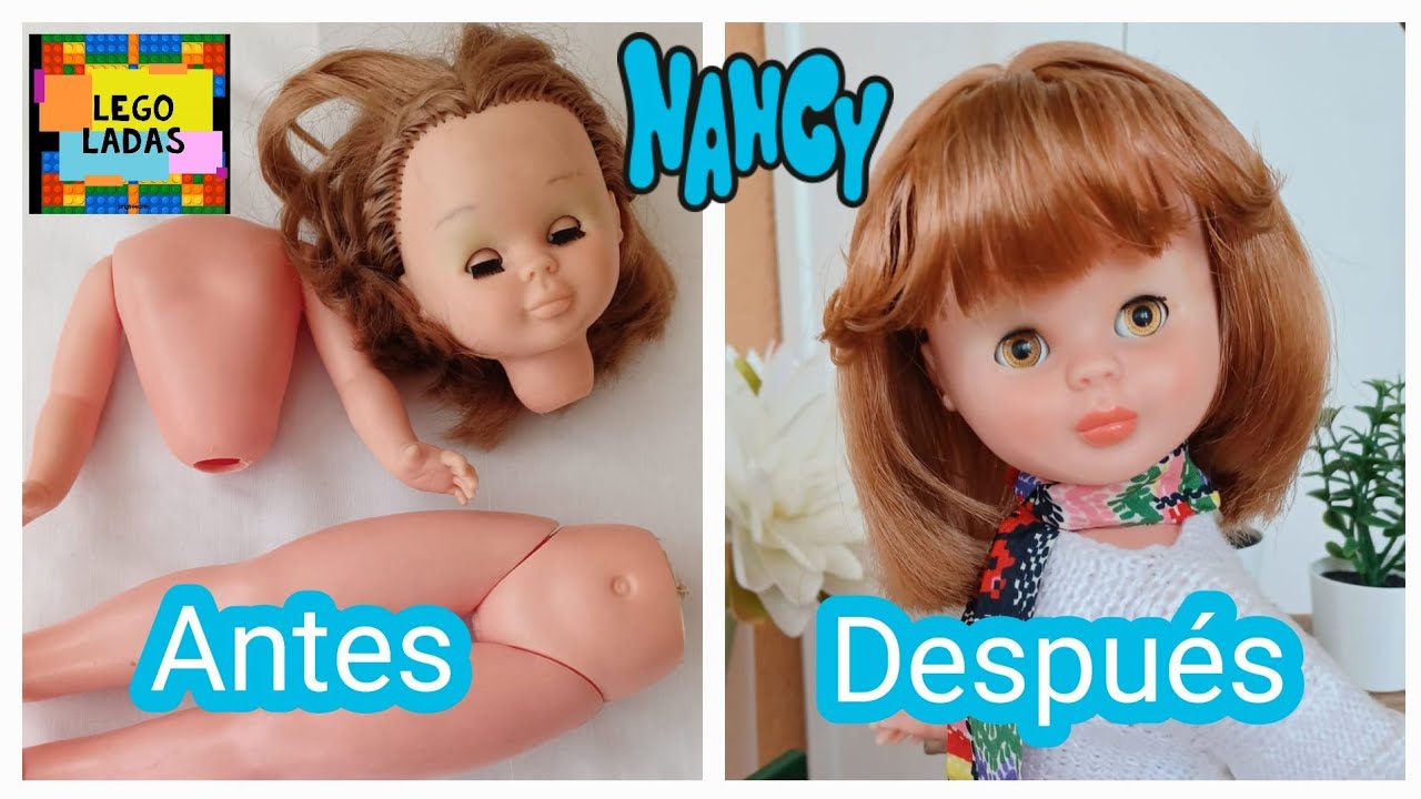 Nancy restauración DIY antes y después, paso a paso.