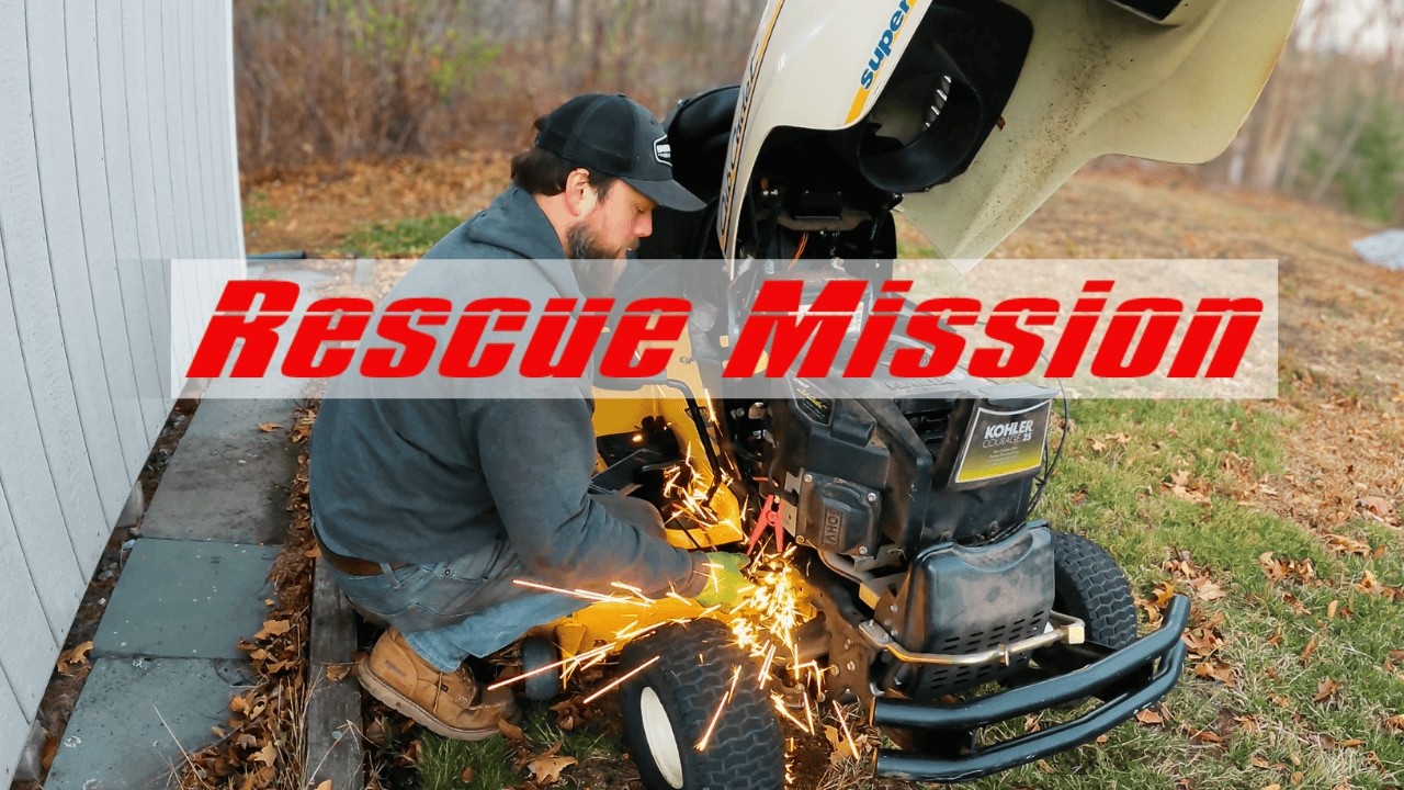 The RESCUE of a free tractor: Cub Cadet Super LT 1550