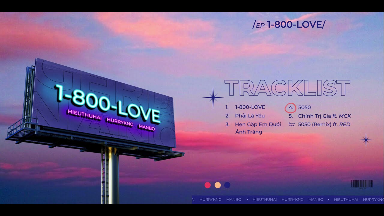 HURRYKNG, MANBO, HIEUTHUHAI | 5050 | Official Audio